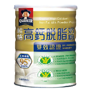 桂格雙認證高鈣脫脂奶粉(750g)