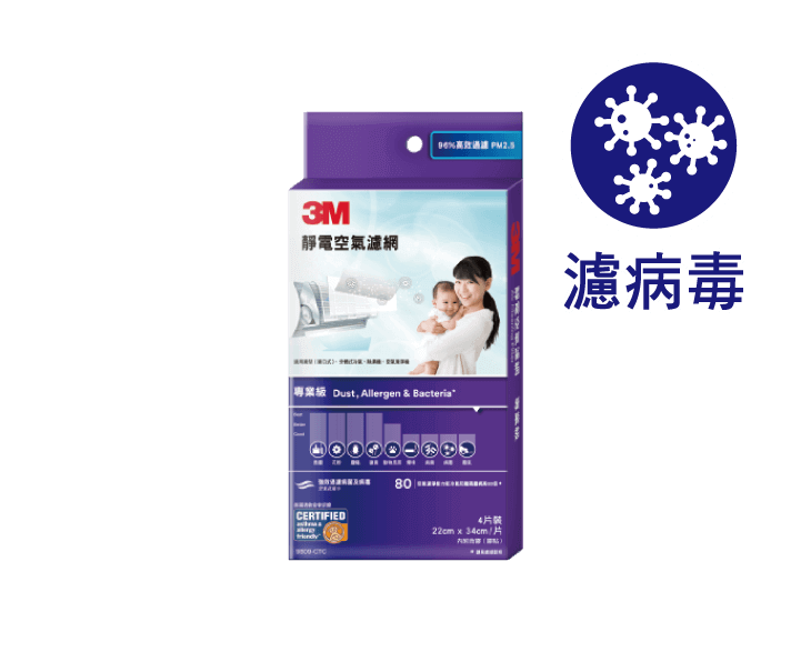 3M專業級靜電空氣濾網