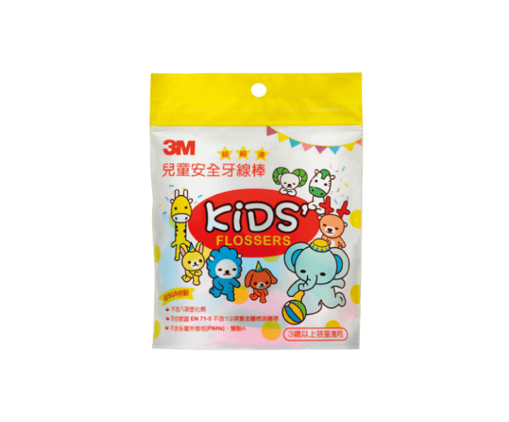 3M兒童安全牙線棒散裝包38支