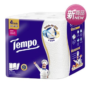 Tempo極吸萬用3層捲筒廚房紙巾