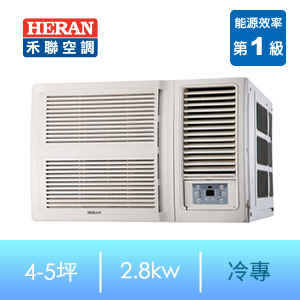禾聯HW-GL28B 變頻R32專冷窗型冷氣