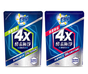 白蘭4X酵素極淨洗衣精補充包