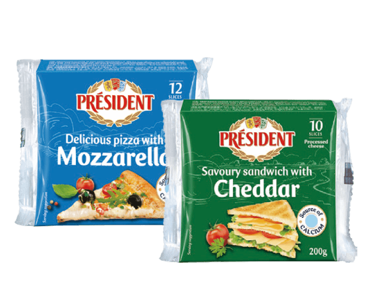 總統牌切片乾酪系列