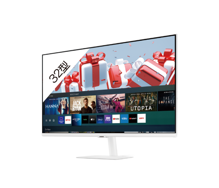 三星4K智慧聯網螢幕(白)