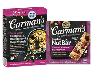 澳洲Carman’s早餐穀片/能量棒系列(175∼500克)