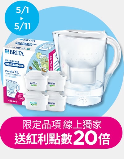 0501-0511_線上獨家_指定BRITA品項紅利點數20倍送