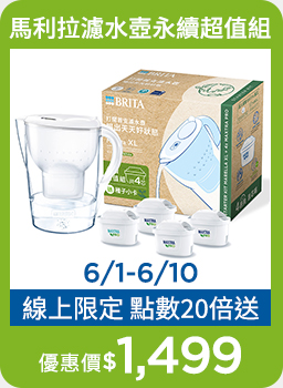 線上獨家_0601-0610_BRITA指定品項紅利點數20倍送