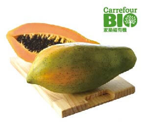 家樂福BIO有機木瓜(每粒約600克±10%)