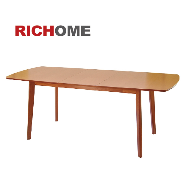 RICHOME可延伸實木餐桌