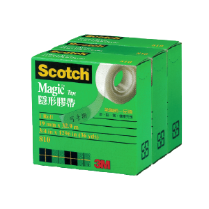 Scotch 810 隱形膠帶19mm 3入