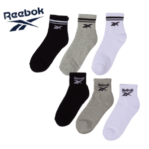 Reebok 1/2襪3入組系列