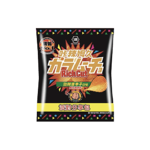 咔辣姆久厚切/平切洋芋片/湖池屋平切洋芋片 北海道玉米濃湯口味 117克