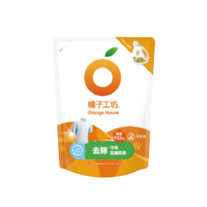 橘子工坊天然濃縮制菌洗衣精補充包(去味/低敏/洗淨病毒/雙酵)1500毫升