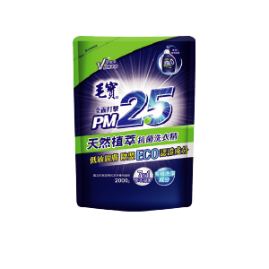 毛寶PM2.5洗衣精補充包系列2000克