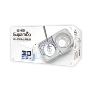 好神拖省力雙渦輪旋轉拖把組