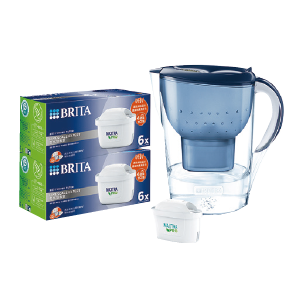 BRITA馬利拉濾水壺藍(共13芯) MXPRO去水垢