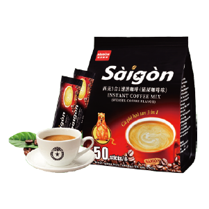西貢3合1速溶咖啡量販包(貓屎咖啡) 17克x50