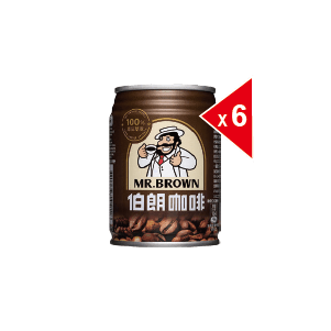 伯朗咖啡 原味/藍山/曼特寧 240毫升x6