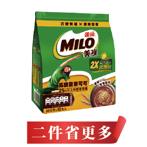 雀巢美祿高纖穀麥可可 36克x10