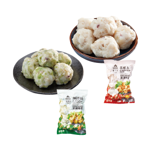 澎湖品興行(冷凍花枝丸/海菜花枝丸)(每包約600克)