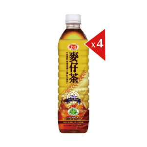 愛之味麥仔茶系列 590毫升x4