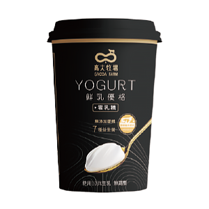 高大牧場零乳糖鮮乳優格