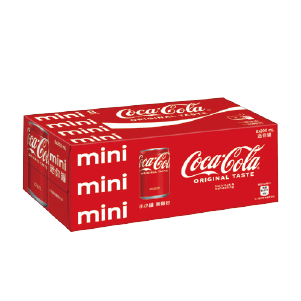 可口可樂迷你罐系列/雪碧迷你罐/OOHA氣泡飲水蜜桃烏龍茶口味200毫升x8