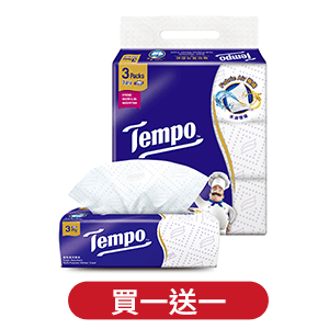 Tempo極吸萬用3層抽取廚房紙巾