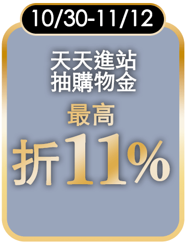 下單送折價券最高折11%