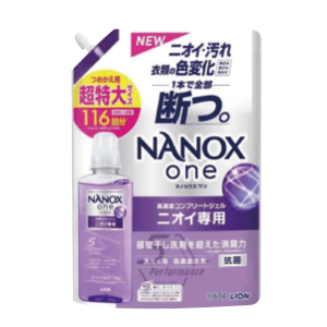 日本獅王 奈米樂超濃縮抗菌洗衣補充包