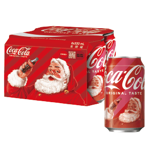 可口可樂 330mlx6入