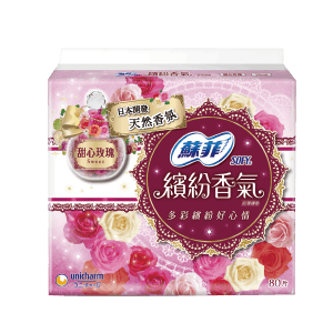 蘇菲極淨肌原生棉/繽紛香氣超薄護墊系列