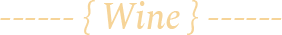 wine