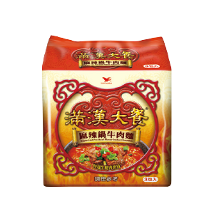 滿漢大餐袋麵系列(173∼200克)x3