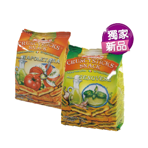 義大利Panealba脆棒小餅乾(熱那亞青醬/卡拉布里亞紅醬/拿波里披薩/橄欖油)75克