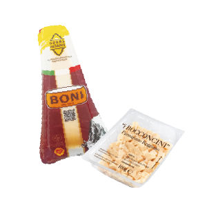 義大利BONI帕達諾熟成乾酪200克/帕米吉亞諾乾酪塊100克