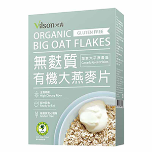 【米森 vilson】有機無麩質大燕麥片(450g/盒)