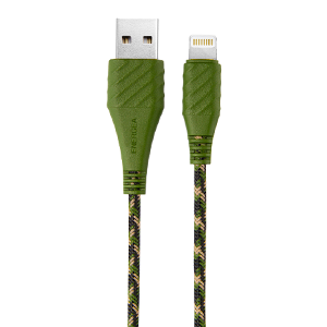 ENERGEA Lightning to USB-A編織耐彎折快速充電線1.5M