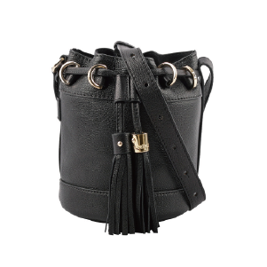 SEE BY CHLOE VICKI 山羊皮小款水桶包/黑色