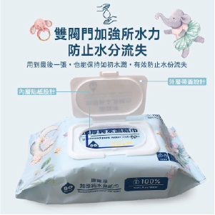 【康醫淨】純水濕紙巾80抽(含蓋) 箱出含運