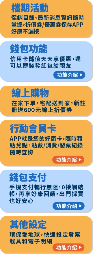 家樂福APP功能介紹