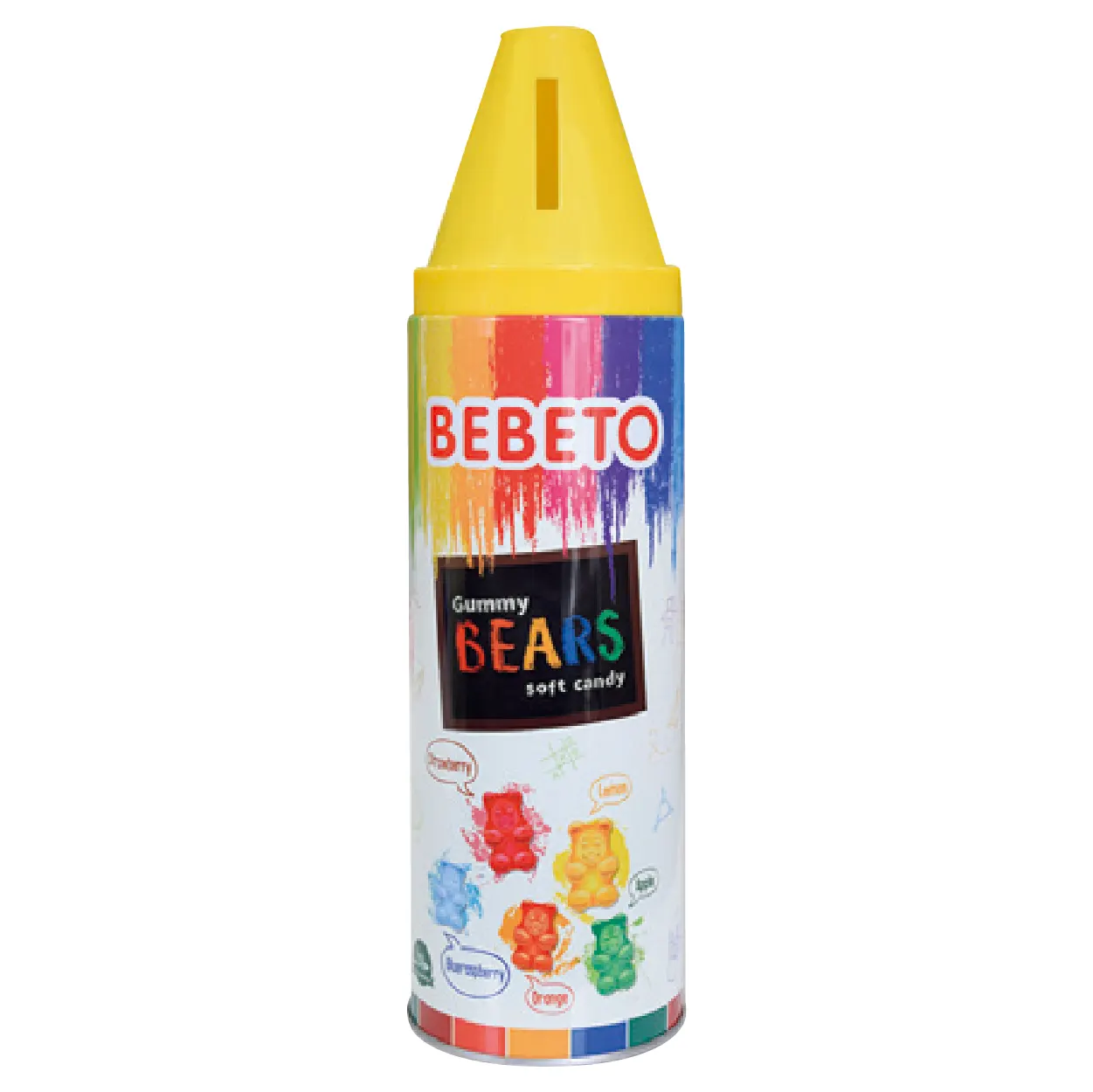 Bebeto蠟筆彩虹熊軟糖200克