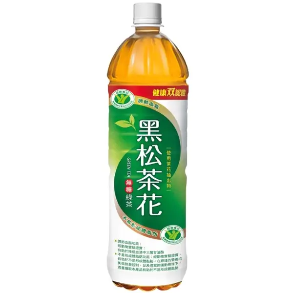 黑松茶花綠茶 1230ml