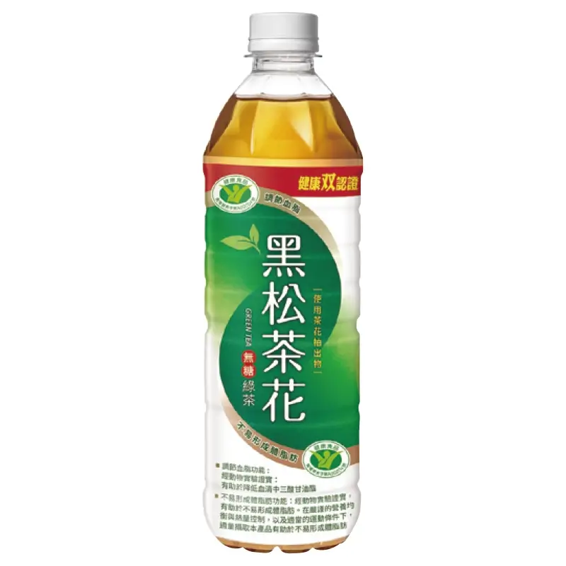 黑松茶花綠茶-無糖Pet-580mlx4