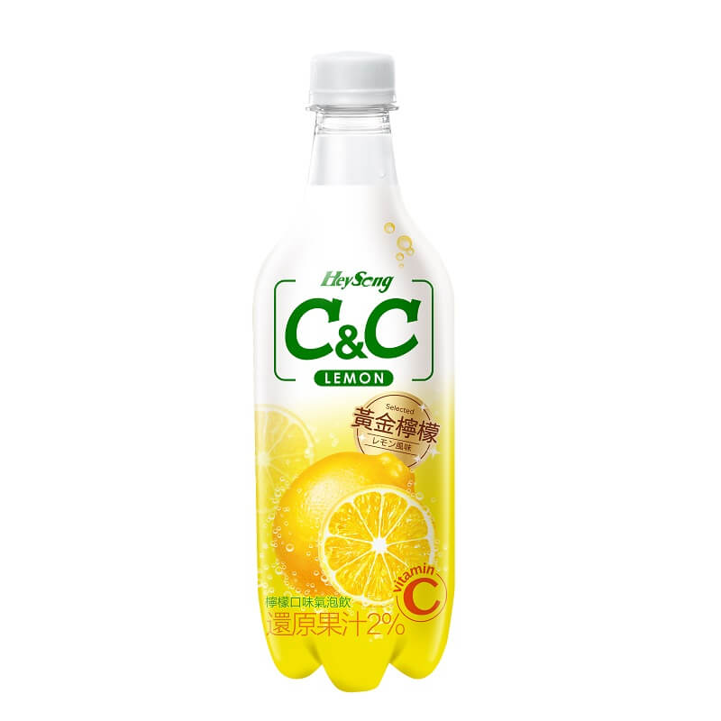 黑松C&C氣泡飲(檸檬)500ml