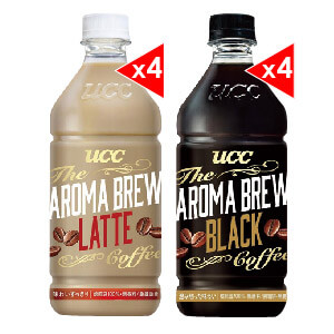 UCC Aroma Brew艾洛瑪咖啡系列 525毫升x4