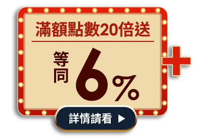 領券現折6%