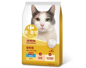 家樂福超值貓乾糧(海鮮雞肉/鮪魚雞肉)1.5公斤
