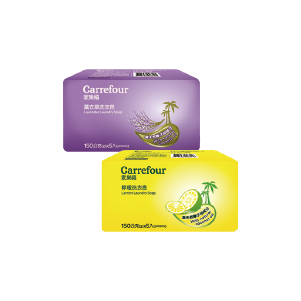 家樂福天然洗衣皂 薰衣草/檸檬/原味 150克x5