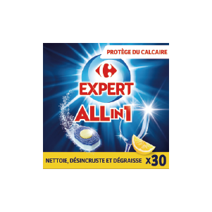 家樂福All in 1洗碗機專用洗碗碇30入 檸檬 17克x30